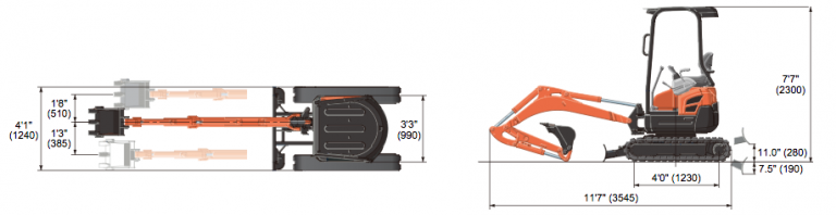 Kubota U17 Ase Baileys